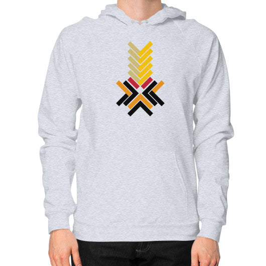 Hoodie (on man) Heather grey Ar Designed!
