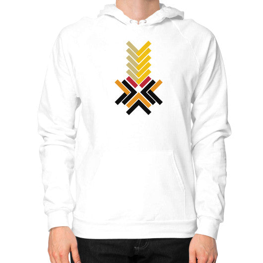 Hoodie (on man) White Ar Designed!