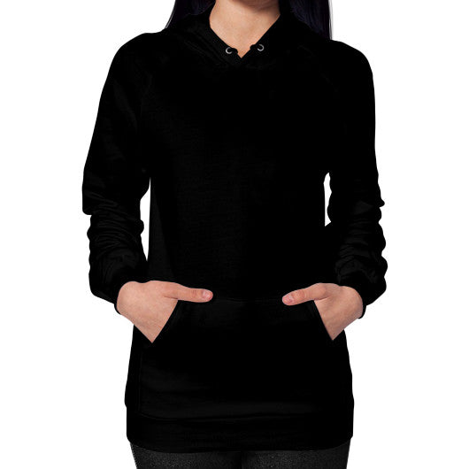 Hoodie (on woman) Black Ar Designed!