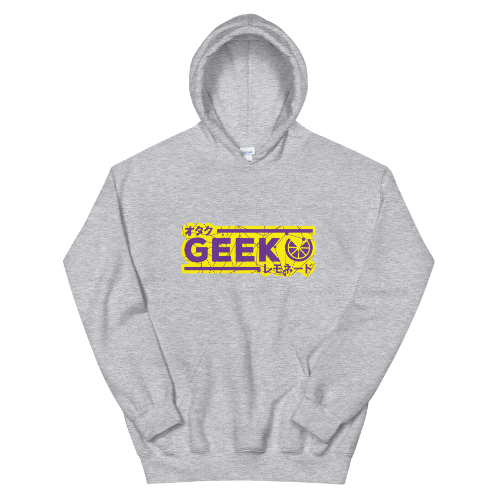 GeekLemonade Yellow and Purp Unisex Hoodie