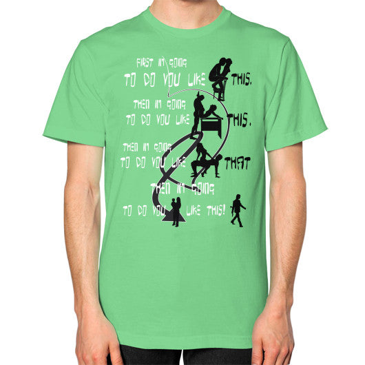 Unisex T-Shirt (on man) Grass Ar Designed!