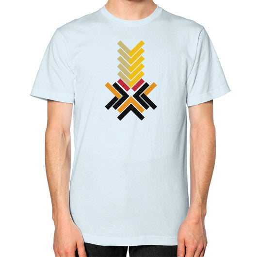 Unisex T-Shirt (on man) Light blue Ar Designed!