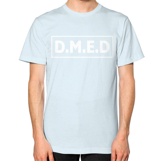 Unisex T-Shirt (on man) Light blue Ar Designed!