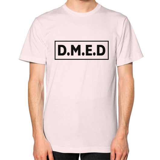 Unisex T-Shirt (on man) Light pink Ar Designed!