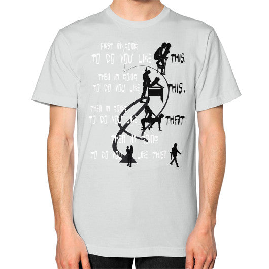 Unisex T-Shirt (on man) Silver Ar Designed!