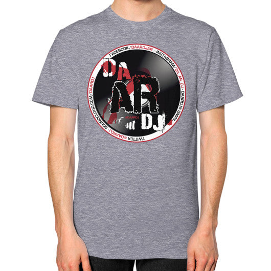 Unisex T-Shirt (on man) Tri-Blend Grey Ar Designed!