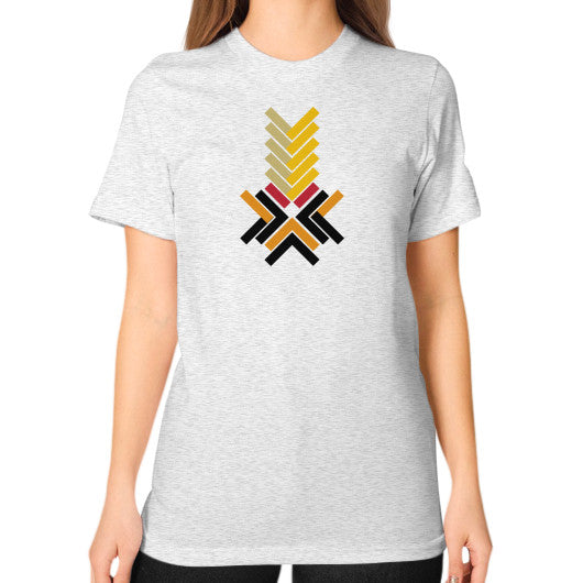 Unisex T-Shirt (on woman) Ash grey Ar Designed!