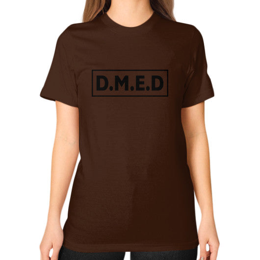 Unisex T-Shirt (on woman) Brown Ar Designed!