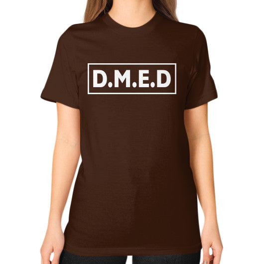 Unisex T-Shirt (on woman) Brown Ar Designed!