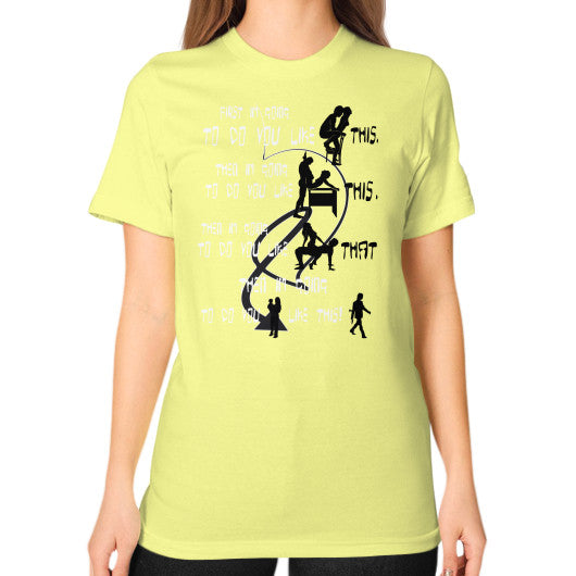 Unisex T-Shirt (on woman) Lemon Ar Designed!