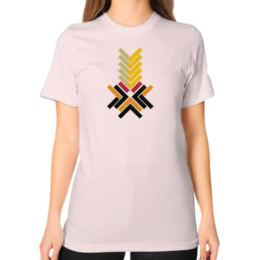 Unisex T-Shirt (on woman) Light pink Ar Designed!