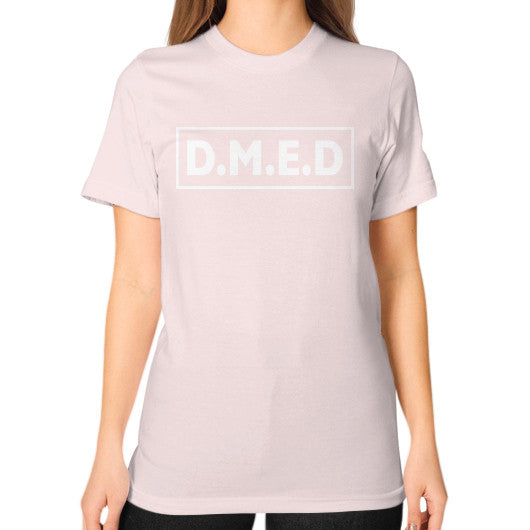 Unisex T-Shirt (on woman) Light pink Ar Designed!