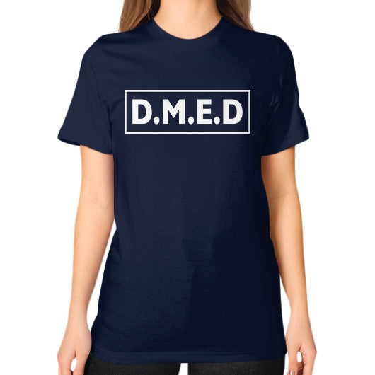 Unisex T-Shirt (on woman) Navy Ar Designed!