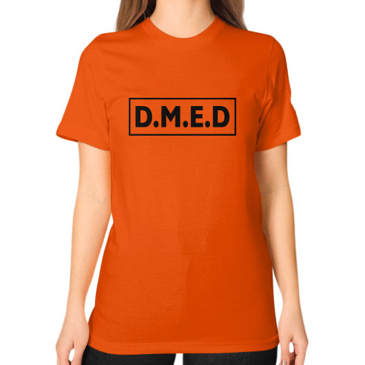 Unisex T-Shirt (on woman) Orange Ar Designed!