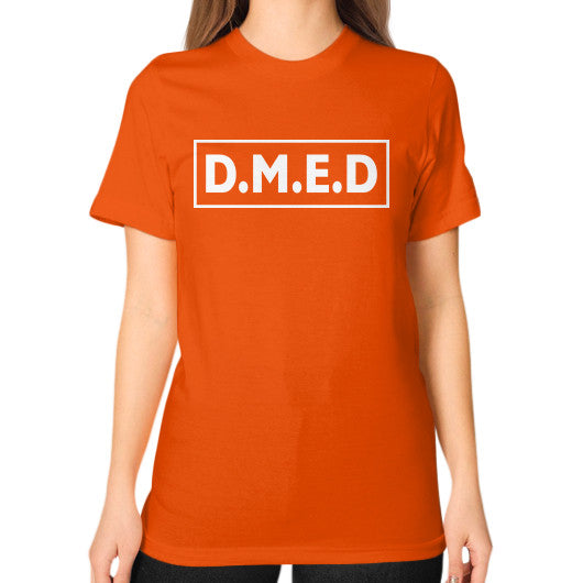 Unisex T-Shirt (on woman) Orange Ar Designed!