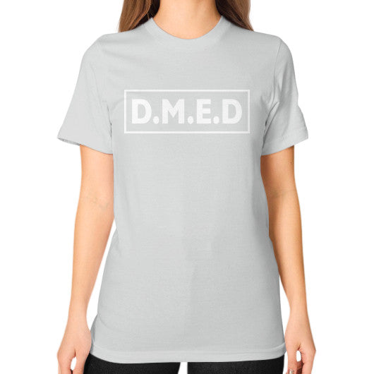 Unisex T-Shirt (on woman) Silver Ar Designed!