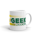Daily Geek White glossy mug