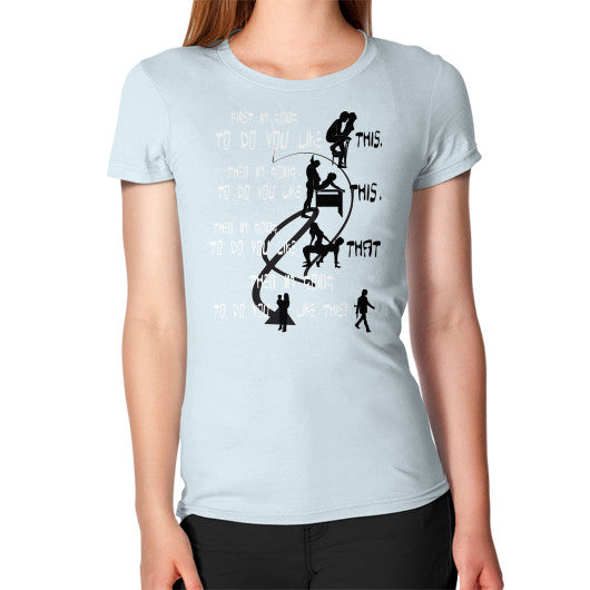 Women's T-Shirt Light blue Ar Designed!