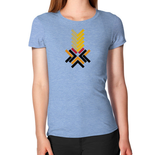 Women's T-Shirt Tri-Blend Blue Ar Designed!