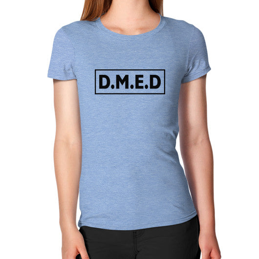 Women's T-Shirt Tri-Blend Blue Ar Designed!