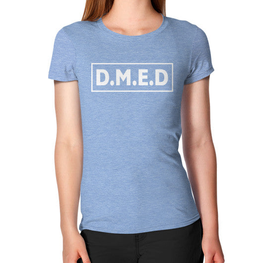 Women's T-Shirt Tri-Blend Blue Ar Designed!